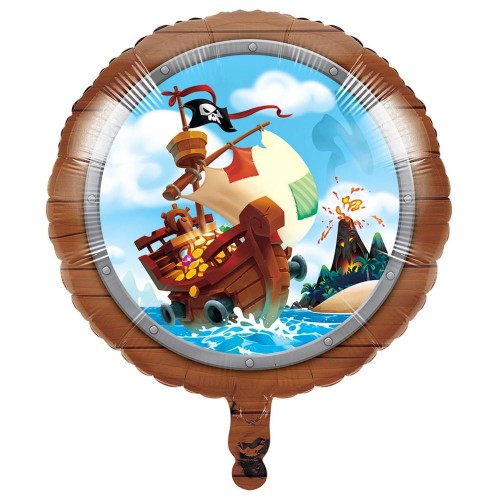 Pirate Treasure Foil Balloon 43cm (17")
