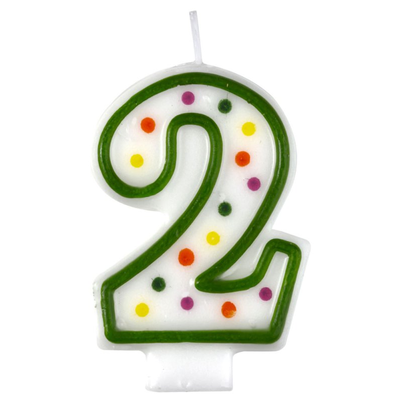 12 Cake Candles With Holders Birthday Party Pack Topper Decoration 7.5cm 