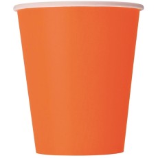 Pumpkin Orange Party Cups (14 Pack)