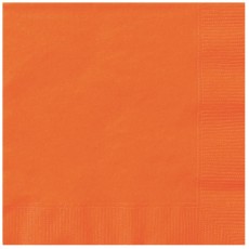 Pumpkin Orange Napkins (20 Pack)