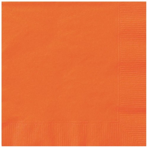 Pumpkin Orange Napkins (20 Pack)
