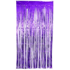 Purple Shimmer Foil Curtain
