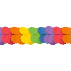 Rainbow Paper Garland (12ft)