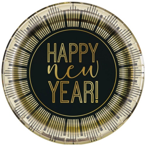 Roaring New Year 9" Plates (8 Pack)