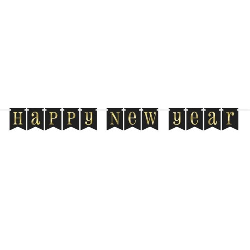 Roaring New Year Pennant Banner