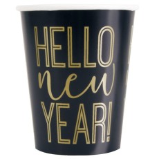 Roaring New Year Paper Cups (8 Pack)
