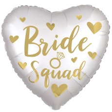 Satin Luxe Bride Squad 18" Foil Balloon