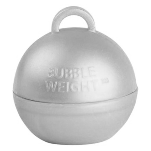 Bubble Balloon Weight Metallic Silver (35g)