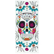 Skull Day of the Dead Cellophane Bags (20 Pack)