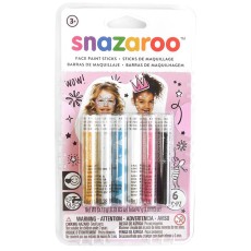 Snazaroo Fantasy Face Painting Sticks (6 Pack)