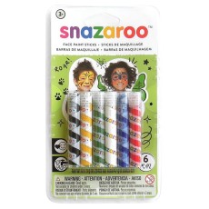 Snazaroo Rainbow Face Painting Sticks (6 Pack)