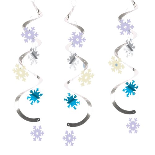 Snowflake Dizzy Danglers (5 Pack)