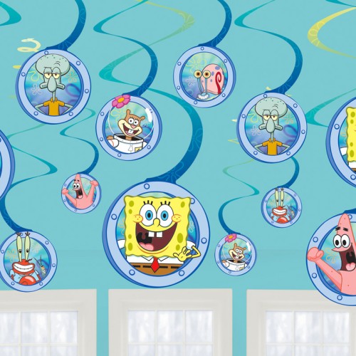 SpongeBob SquarePants Dizzy Danglers (12 Pack)