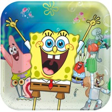 SpongeBob SquarePants 9" Plates (8 Pack)