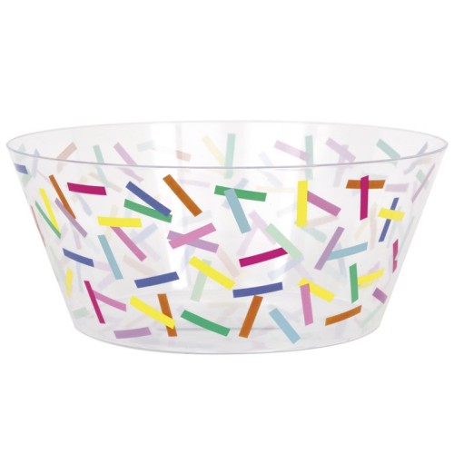Sprinkles 10" Plastic Serving Bowl