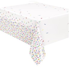 Sprinkles Rectangular Plastic Table Cover
