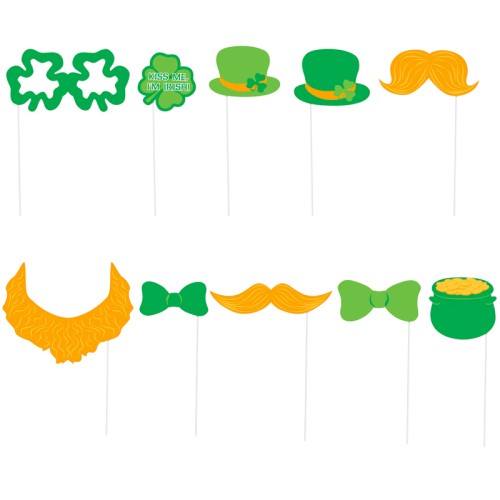 St Patrick’s Day Photo Props (10 Pack)