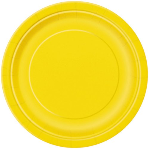 Sunflower Yellow 9" Plates (16 Pack)