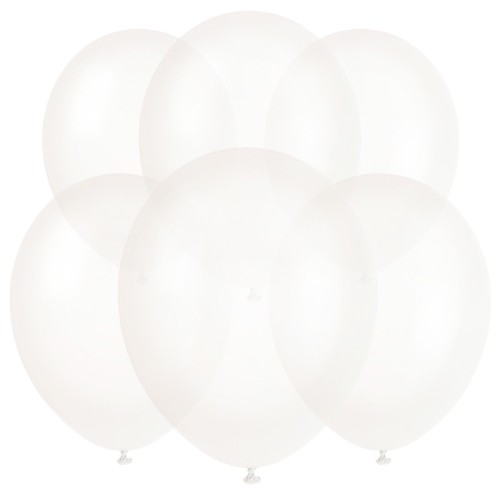Transparent Latex Balloons (10 Pack)