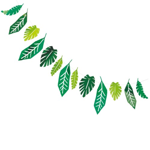 Tropical Leaf Garland Banner (2m)