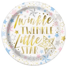 Twinkle Twinkle 9" Plates (8 Pack)