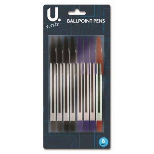 Ballpoint Pens (8 Pack)