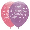 Unicorn Latex Balloons (6 Pack)