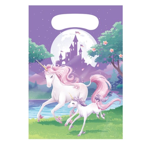 Unicorn Fantasy Loot Bags (8 Pack)