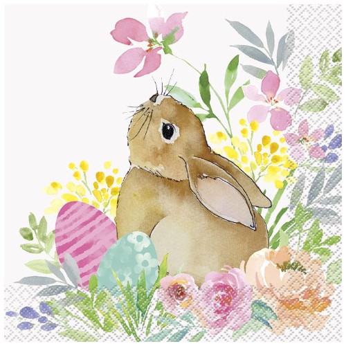 Watercolour Pastel Easter Napkins (16 Pack)