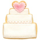 Wedding Cake Cookie & Cake Cutter (2 Pack)