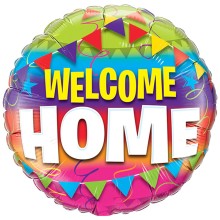 Welcome Home Pennants 18" Foil Balloon