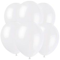 White Linen Latex Balloons (10 Pack)
