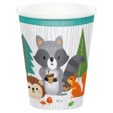 Woodland Animals Paper Cups (8 Pack)