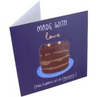 With Love and Chocolate Greeting Card