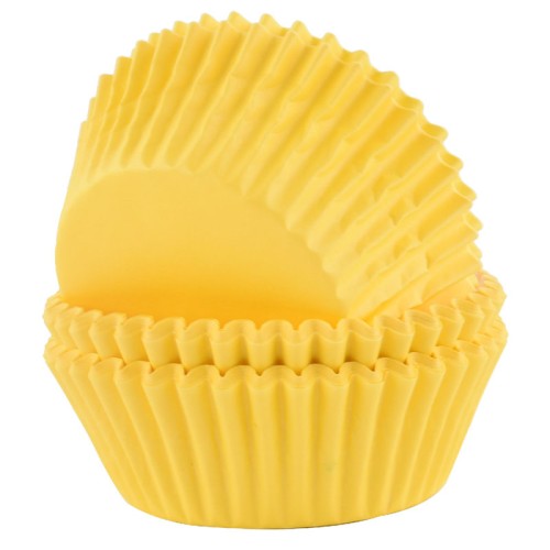 Yellow Cupcake Cases (60 Pack)