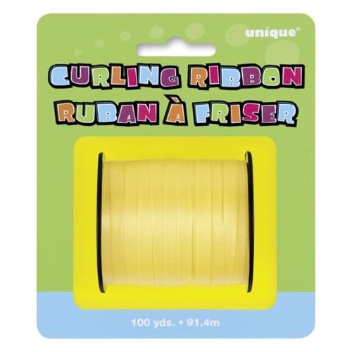 Yellow Curling Ribbon (90m)