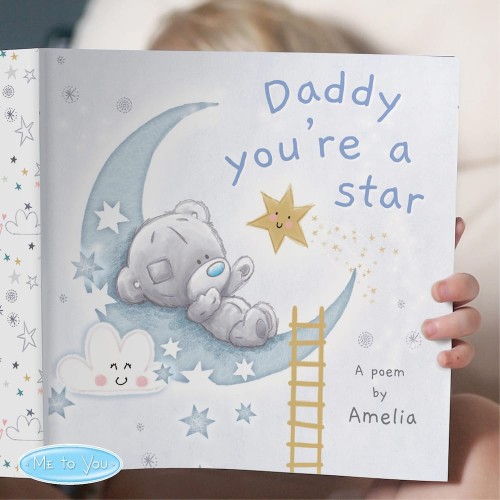 Personalised Tiny Tatty Teddy Daddy Poem Book