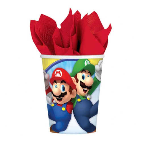 Super Mario Party Cups (8 Pack)