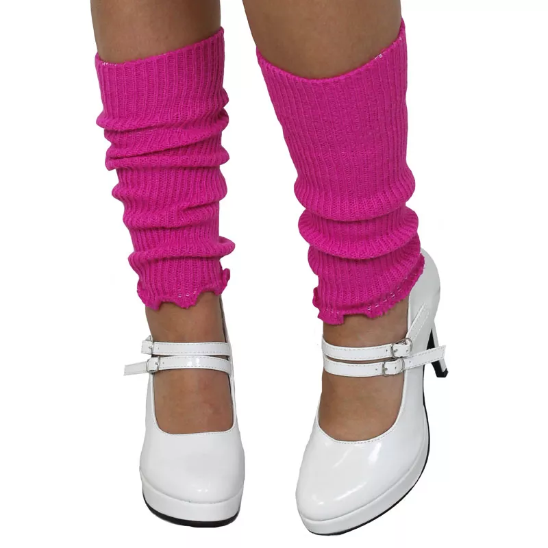 80s Hot Pink Fishnet Tights for Women