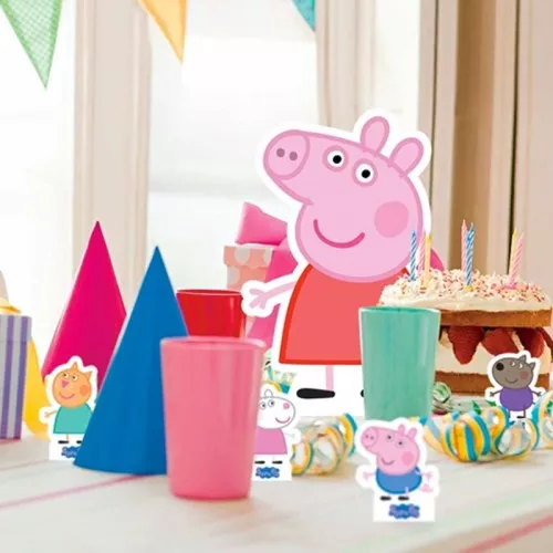Peppa Pig Cardboard Cutout, 3ft  Peppa pig decorations, Peppa pig birthday  party, Peppa pig birthday decorations