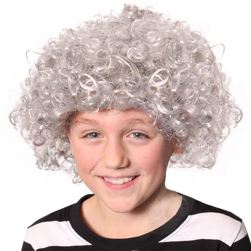 Buy Grey Afro Wig (Kids) | Party Chest