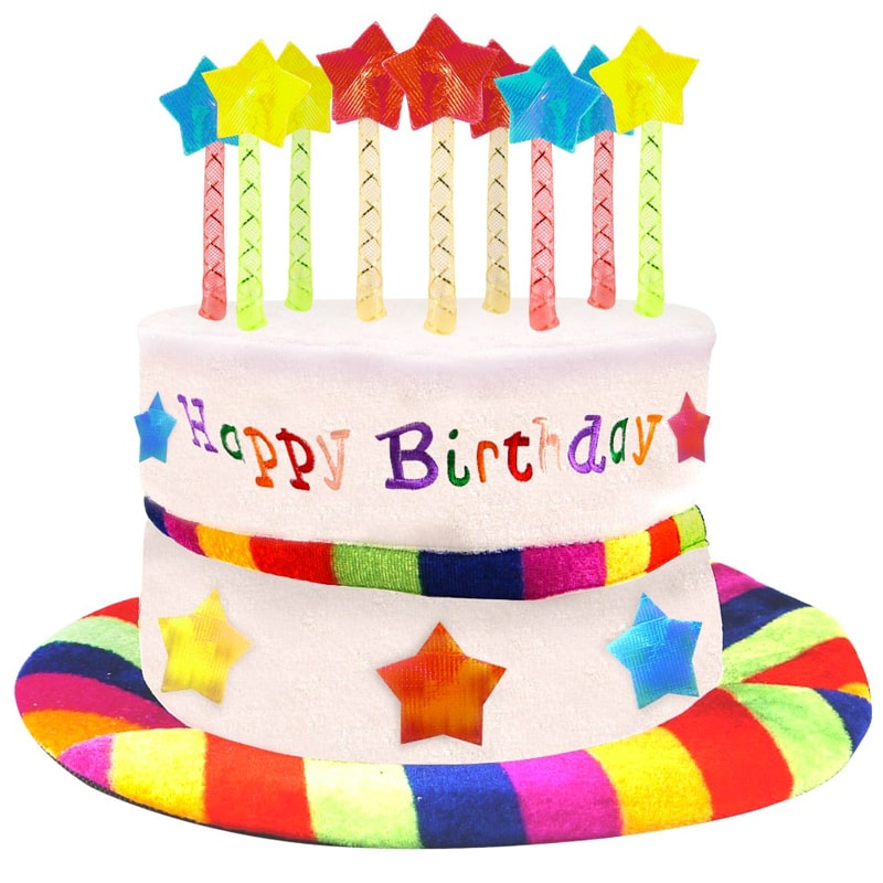 Buy Rainbow Happy Birthday Cake Hat | Party Chest