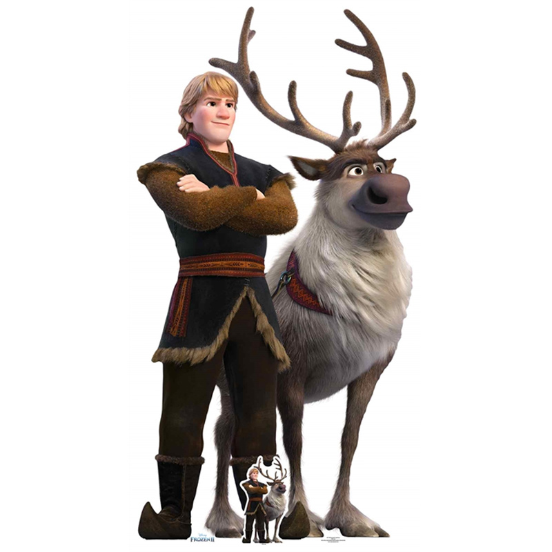 Buy Frozen Kristoff and Sven Life-size Cardboard Cutout